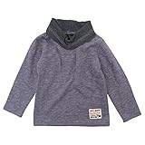 BAROCK(バロック) 霜降りスラブ天竺ハイネック長袖Tシャツ 80cm /パープル NO.F-541365