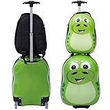 Costway キッズ 子供 可愛い スーツケース キャリーケース リュックサック キャリーバッグ キッズ用 子供用 旅行カバン 旅行バッグ リュック カバン バッグ キャリーケース＆リュックのセット