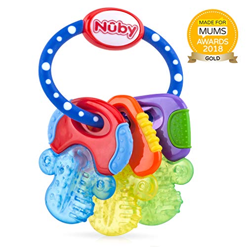 Nuby ICY Bite Keys Teether, Multi
