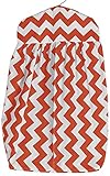 Baby Doll Bedding Chevron Diaper Stacker, Orange by BabyDoll Bedding