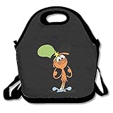 可愛い 星柄 ヒーロー お弁当バッグ ランチバッグ ベビー用バッグ One Size ブラック