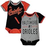 Baltimore Oriolesベビー/幼児子孫" 2 Piece Creeper Set ブラック