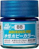 GSI クレオス(GSI Creos) 新水性ホビーカラー メタリックブルー メタリック 10ml ホビー用塗料 H88