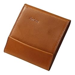 薄い財布 abrAsus ブッテーロレザーエディション キャメル