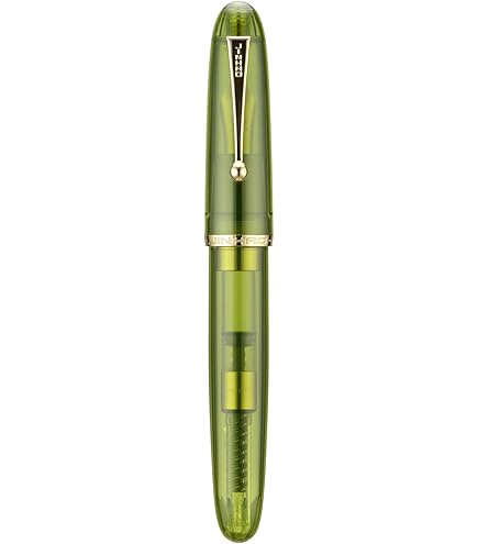 Amazon | (ジンハオ) Jinhao 10 格納式万年筆 - 細字ペン先、キャップ