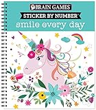 Brain Games - Sticker by Number: Smile Every Day