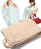 Sweet Mommy 【日本製】 おくるみ 授乳ケープ リバーシブル 最上級3重ガーゼ ふんわり わたあめガーゼ 毛玉になりにくい 洗濯するたび柔らか 冷房対策にも 天然素材 ベビー 男の子 女の子