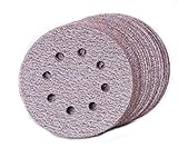 Sungold Abrasives 48495 5-Inch x 8-Hole Assorted Grit Premium Plus C Weight Paper Hook-and-Loop Disc