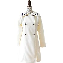 葬送のフリーレンの公式コート　ホワイト セーラー襟 ダブルブレストコート 葬送のフリーレン』フリーレンのコートが発売決定！普段使い