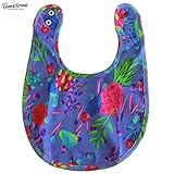 オーシャンアンドグラウンド ベビースタイ HAPPY GIRL ネイビー