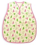 マックザヤック(Mak the yak) ベビー服 パイル地 ベビー スリーパー 女の子用 【 名入れ 無料 】 出産祝い ギフト プレゼント 【 ニューヨーク発 ブランド 】（kitty ネコ柄） 