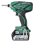 日立工機 18V コードレス電子パルスドライバー 充電式 5.0Ahリチウムイオン電池、急速充電器、予備電池、ケース付 グリーン WM18DBL(2LJCK)(L)