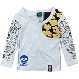 GASBAG(ガスバグ) 天竺Tribal長袖Tシャツ 120cm /ホワイト NO.G-34-504