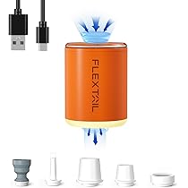 エアポンプ 複数接続口付き オレンジとグレー Amazon.co.jp: FLEXTAILGEAR Tiny Pump 2X エアポンプ 電動ポンプ 携帯