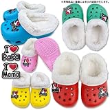 (アイラブパパ&ママ) I lovePaPa&Mama 2015 取り外し可能ボア付き ベビーサンダル スタッズアクセサリー付 13cm イエロー(クリーム系)