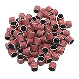 Merssavo ＃320の30個のリフィルグリットサンディングバンドドラムマンドレルロータリーネイルビット用ツール