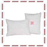 Wholesome Linen 幼児用クッション/オーガニックトラベル枕カバー ナチュラルベイビー幼児用寝具ギフトセット 13x18インチ 低刺激性/無毒/冷却作用/抗菌 ユニセック スライトグレー