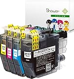 【Shower】 ブラザー 用 LC3117-4PK インクカートリッジ LC3117 純正と併用可能互換インク LC3117BK LC31