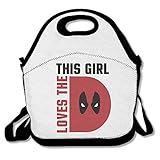 アニメ系 アメリカ バレンタイン おもしろ お弁当バッグ ランチバッグ ベビー用バッグ One Size ブラック