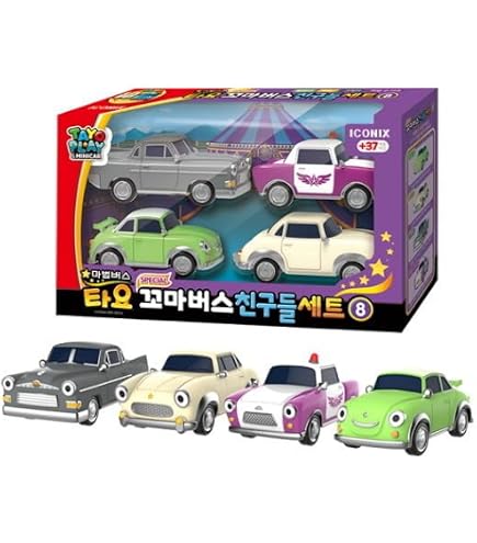 Amazon.co.jp: Tayo The Little Bus Friends Set 7 ちびっこバス タヨ