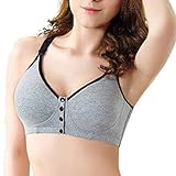DEHANG Lady Women 'sスポーツSoftcupワイヤレス授乳ブラベスト US サイズ: M カラー: グレー