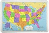 Painless Learning Map of USA Placemat [並行輸入品]