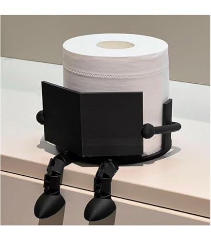 Amazon | Zehaiwl ブルドッグ トイレットペーパーホルダー タオル掛け