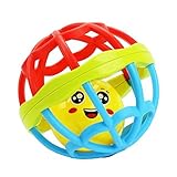 nurbo Baby Infants Hand Graspボール教育FitnessソフトゴムRattles Toy