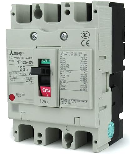 Amazon | 三菱電機 NF30-FA 2P 10A(制御盤用ノーヒューズ遮断器) (2極