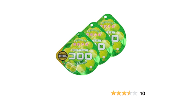 Amazon Uha味覚糖 コロロ マスカット 48g 3個 グミ 通販