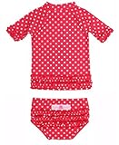 RuffleButts SWIMWEAR ベビー・ガールズ US サイズ: 3-6 Months カラー: レッド