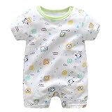 Zhhlinyuan 良質 Kids Boys Girls Cotton Bodysuit Outfit Sets Toddler 赤ちゃん Romper Jumpsuit