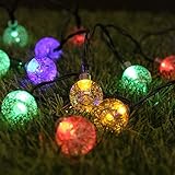 Lechin ソーラー LED ストリングライト ソーラー充電式 LED イルミネーションライト 5/7/12M