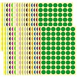 丸シール カラーラベル ステッカー 16色セット 32シート 2240片 19mm 分類 ラベル タックシール 丸型 オフィス 学校 整理収納 NYANDELMO ND-0186-R04-19mm