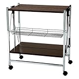 フォールディングワゴン PW-314BR 生活用品 インテリア 雑貨 インテリア 家具 収納家具 その他の収納家