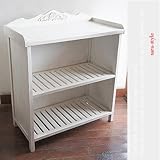 ホワイトデコＷｏｏｄ・２段シェルフ* *