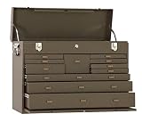 KENNEDY（ケネディー） 26" 11-DRAWER JOURNEYMAN MACHINIST CHEST Brown W67.9xD21.6xH45cm 52611B