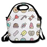 イースター ケーキ 飴 お菓子 お弁当バッグ ランチバッグ ベビー用バッグ One Size ブラック