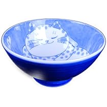 Amazon | ねこちぐら トラ 11.5cm ご飯茶碗 陶器 美濃焼 | KITCHEN