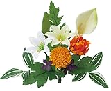 ポピー お彼岸・お盆に 仏花 造花カラーリリーブッシュ ミックス