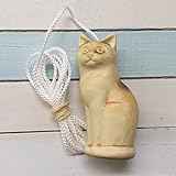 セラミックコードPull Light Pull forバスルーム照明ブラインドカーテン天井ファンCat ( Ginger ) by他