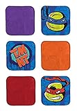 Nickelodeon Teenage Mutant Ninja Turtles Ooze 6 Piece Cotton Washcloth Set, Ooze Washcloth Set