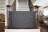 Stair Barrier Banister To Banister Basic Gate - Size: W, Heather Grey, Wide [並行輸入品]