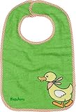 Playshoes 32 x 28cm Baby Bib Duck (Green, XXL) by Playshoes