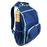 リュック バックパック マザーズバッグ 大容量 軽量 旅行 アウトドア 通勤通学にも (ブルー)