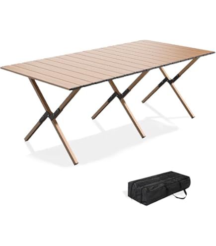 Amazon | ピースパーク(Peace Park) ハイアンドロー アルミテーブル