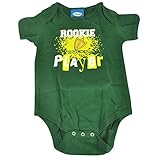 NCAA Oregon Ducks Wild Horse Rookie Player幼児ボディスーツクリーパーグリーン 0-3 Months