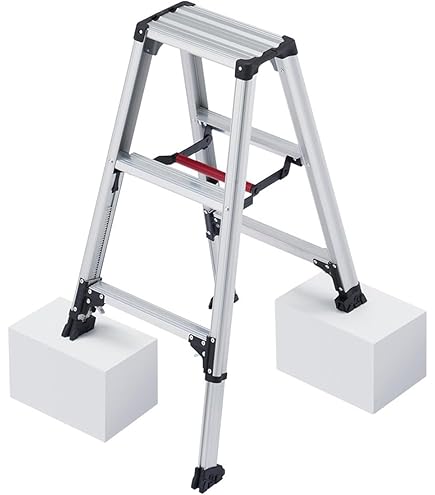 Amazon | ピカ KS-240A アルミ専用脚立 伸縮脚 8尺(2.11～2.42m