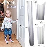 Cardea Child Safety Door Finger Pinch Guard Hinge Protectors Pack - Clear (2 Pack) [並行輸入品]