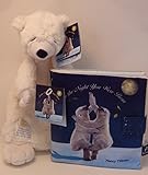 "On the Night You Were Born" Polar Bear Blankie and Book Gift set [並行輸入品]